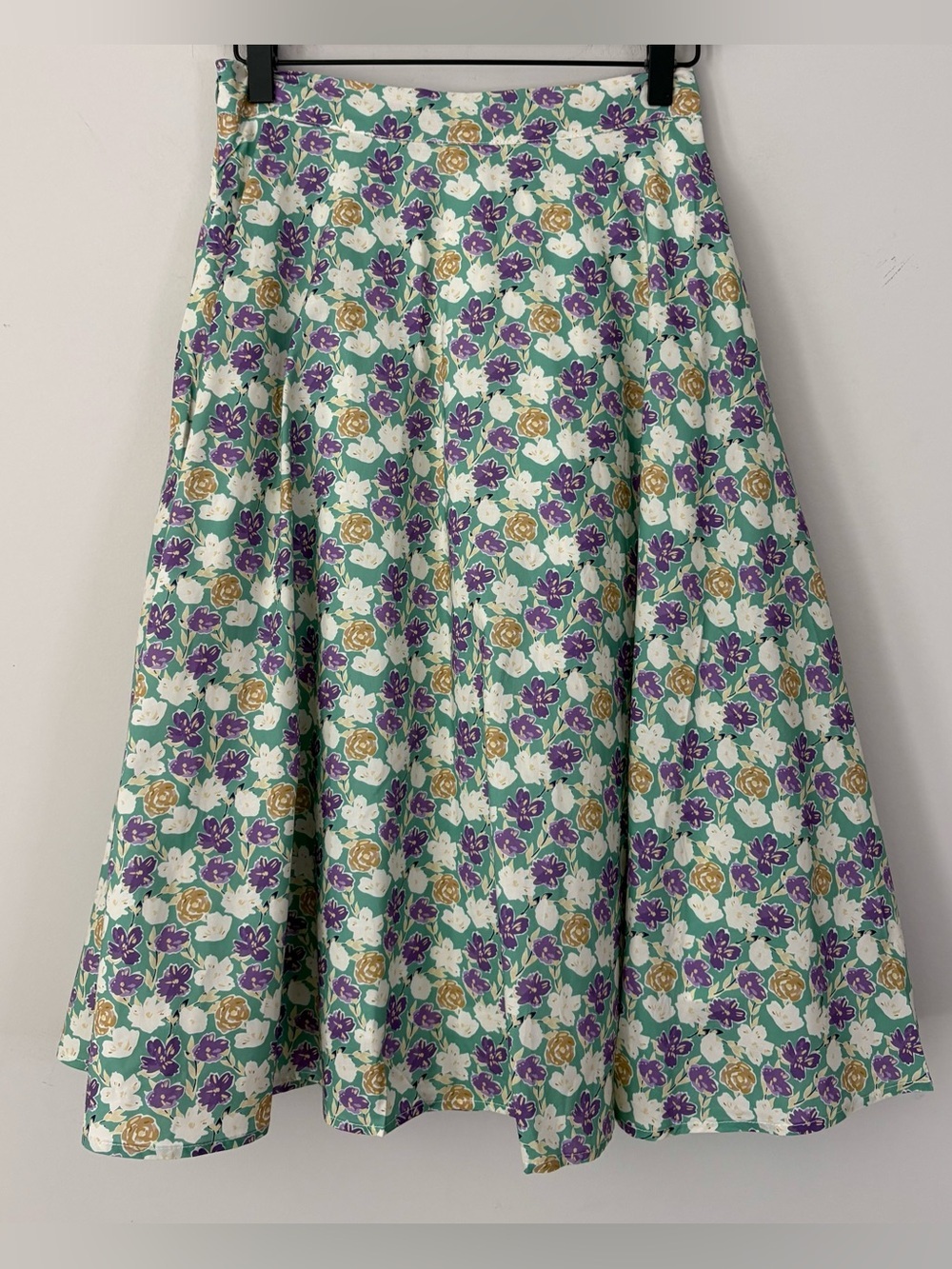 Tulip B Floral A-Line Midi Skirt